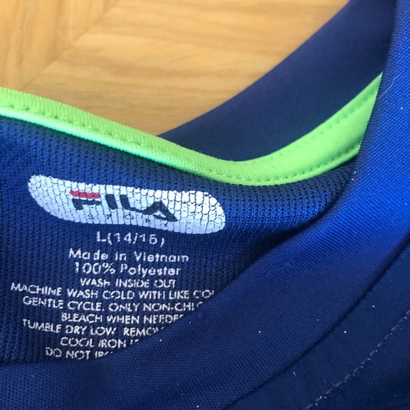 Sleeveless tank top by Fila Navy blue - Picture 3 of 3